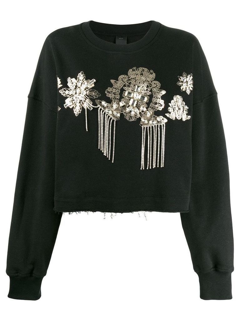 Pinko embellished sweatshirt - Black