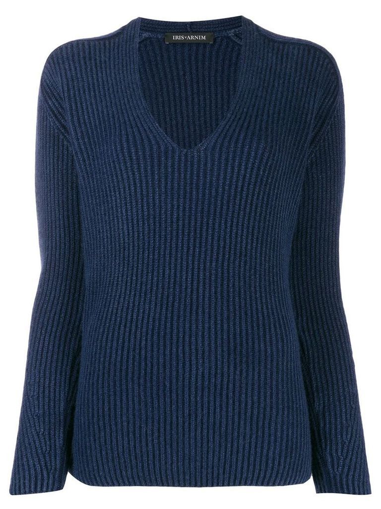 Iris Von Arnim oversized cashmere sweater - Blue