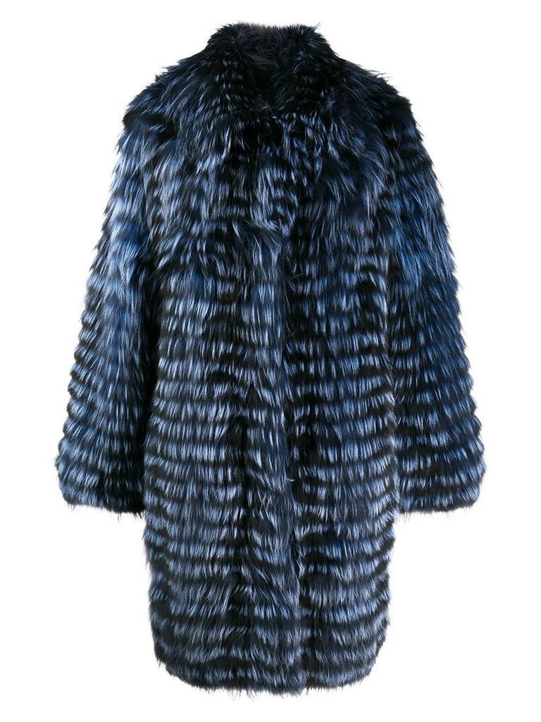Simonetta Ravizza mid-length coat - Blue
