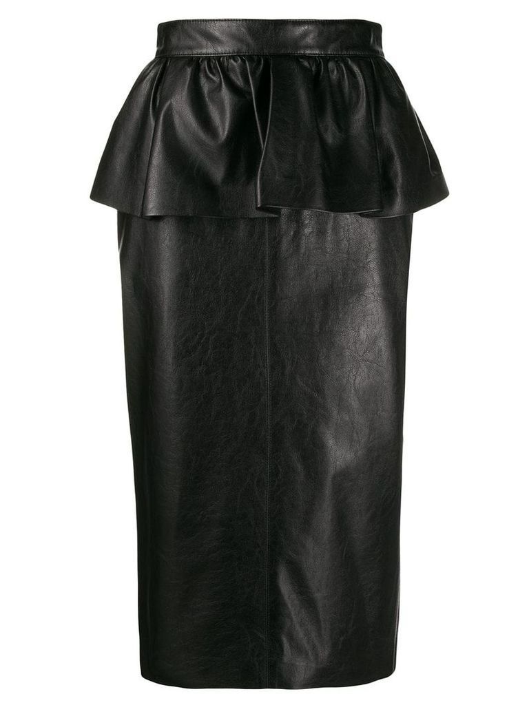 MSGM peplum pencil skirt - Black