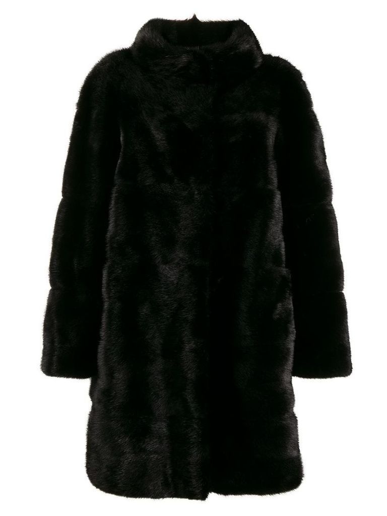 Simonetta Ravizza mid-length coat - Black