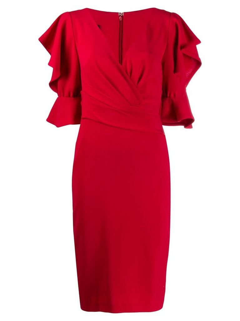 Talbot Runhof Tondril dress - Red