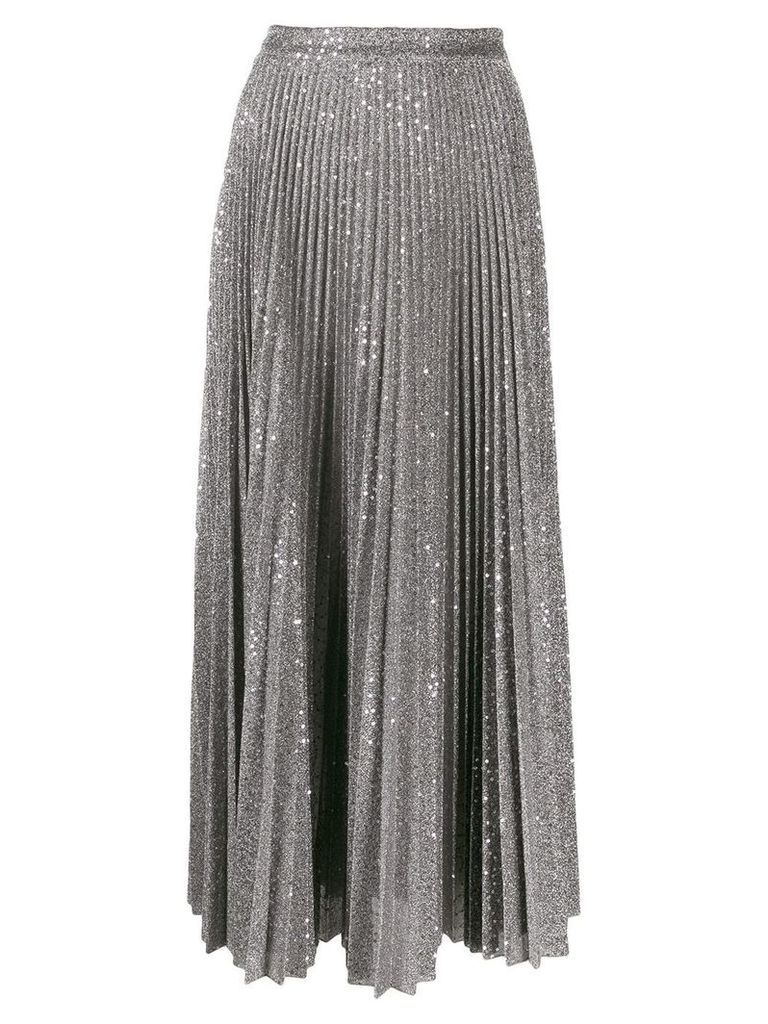 Dondup sequin-embellished midi skirt - Grey