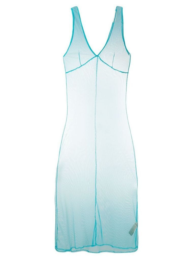 Ssheena transparent style dress - Blue