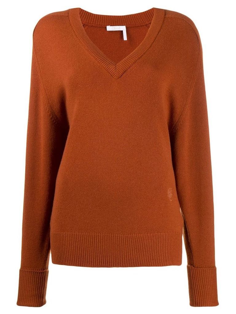 Chloé knitted sweatshirt - Brown