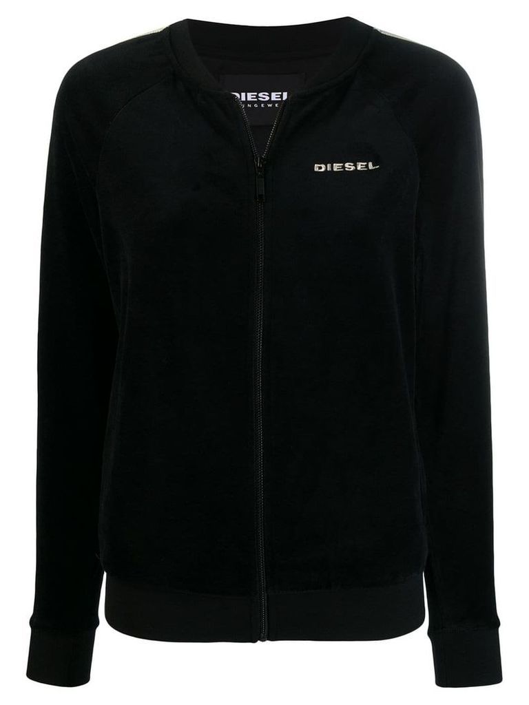 Diesel UFLT-BONSHIN-Z zip up sweatshirt - Black