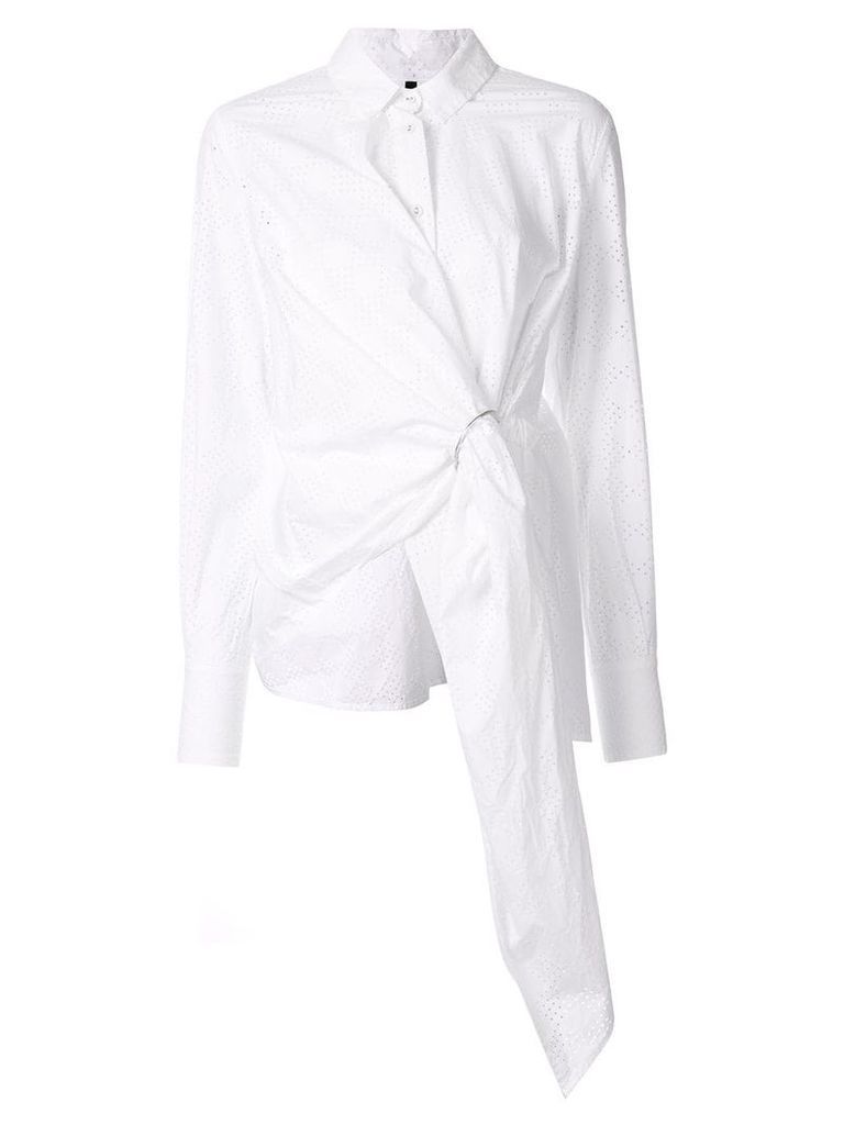 Taylor Interweave fitted shirt - White