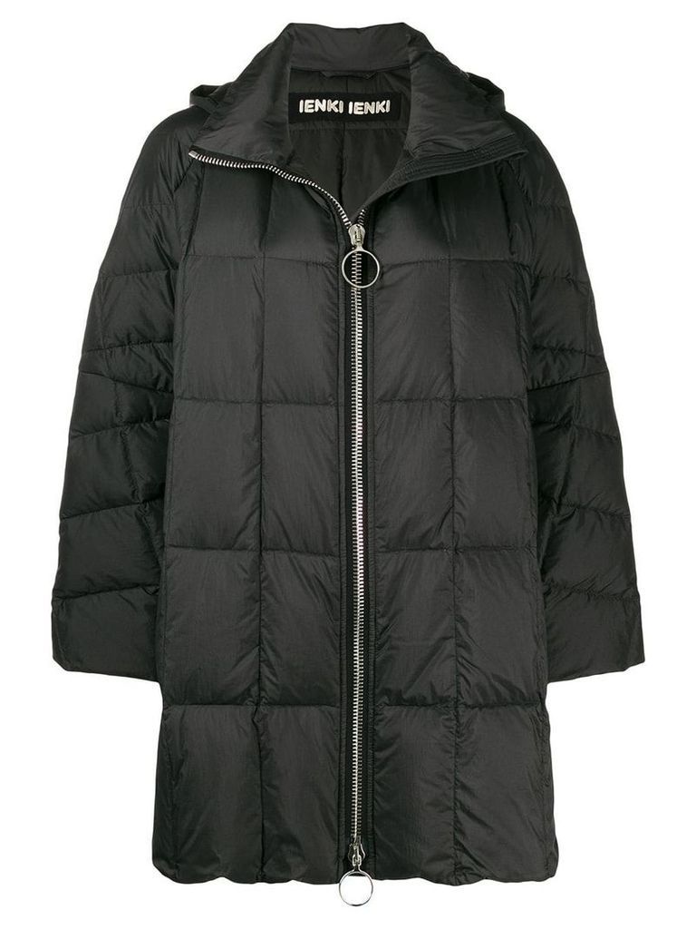 Ienki Ienki zipped padded coat - Black
