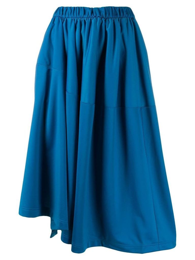 Y-3 asymmetric skirt - Blue