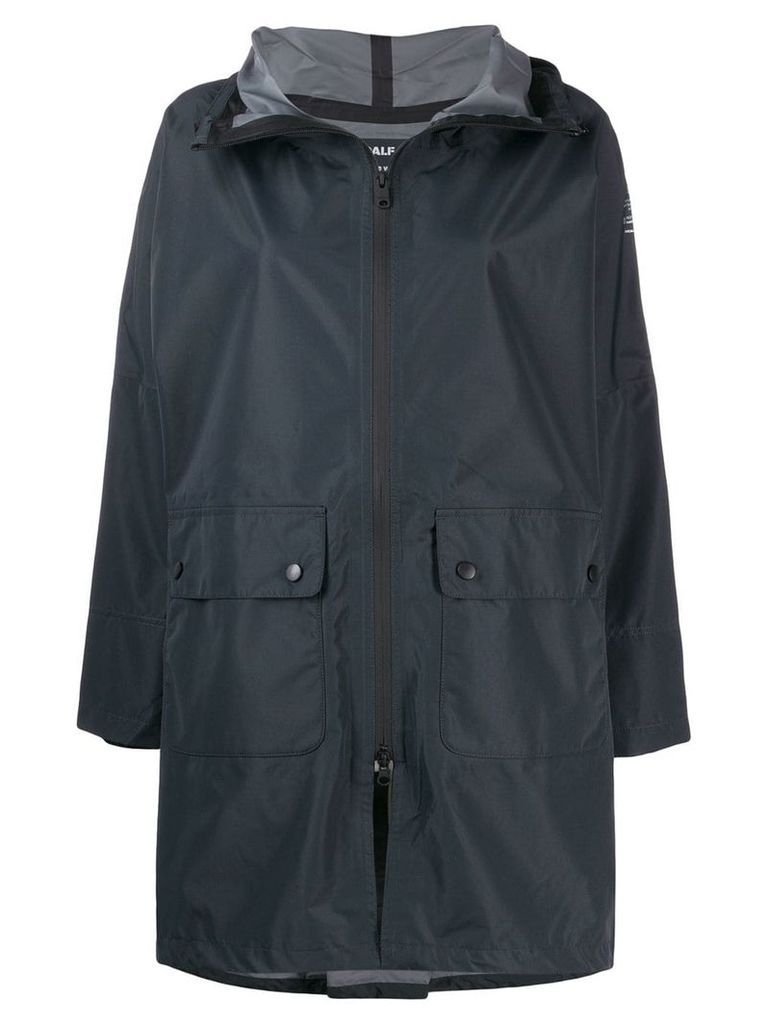 Ecoalf zipped hooded coat - Grey