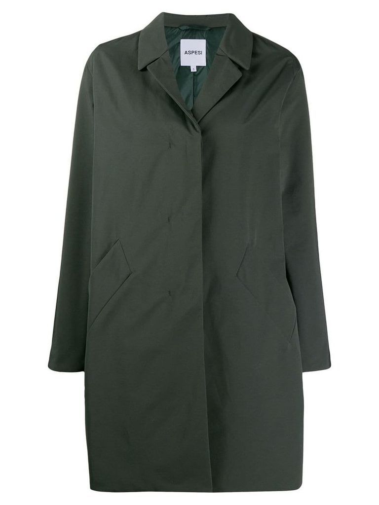 Aspesi loose fit raincoat - Green