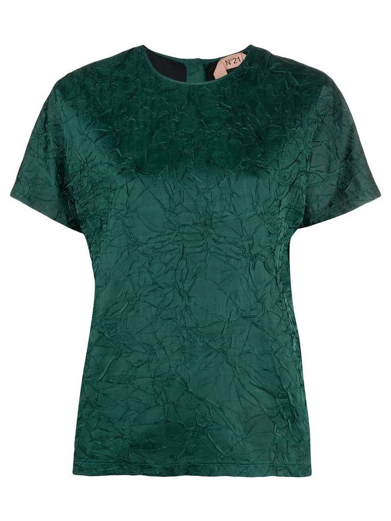 Nº21 crinkled effect blouse - Green