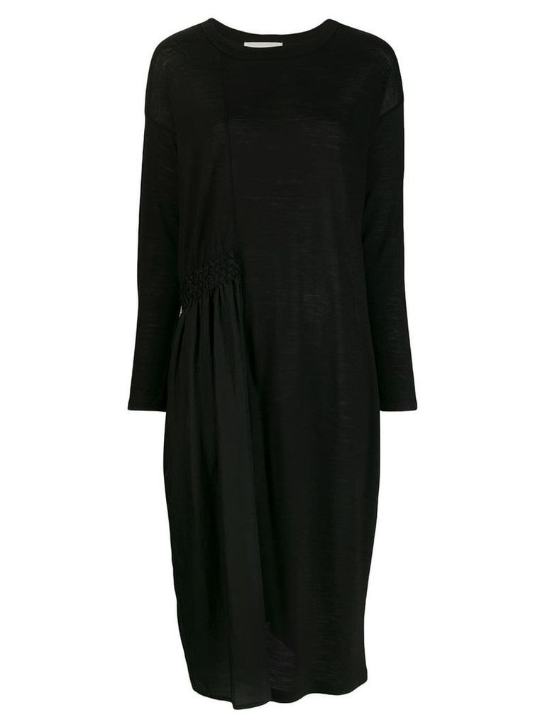 Zucca asymmetric loose-fit dress - Black