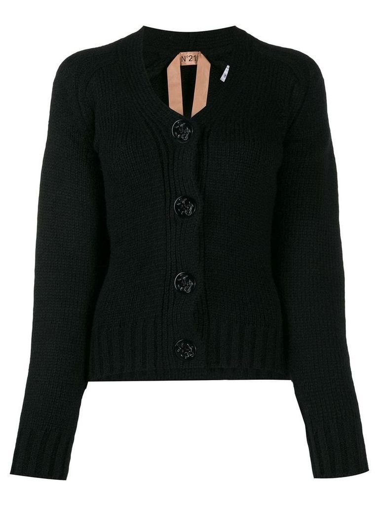 Nº21 knitted cardigan - Black