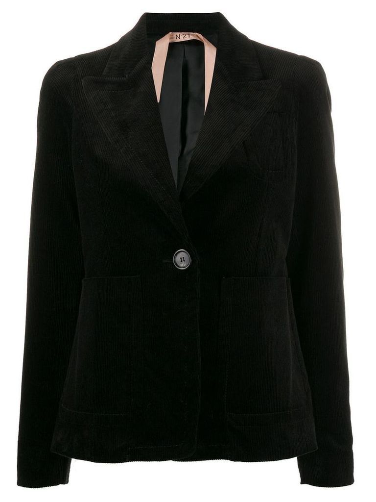 N°21 corduroy style blazer jacket - Black