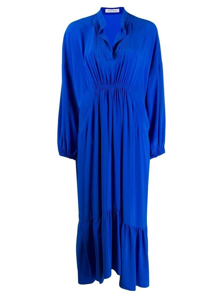 Christian Wijnants ruched shift dress - Blue