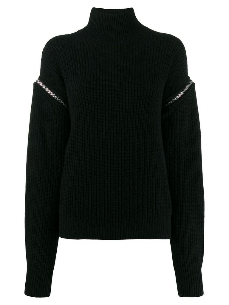 MSGM turtleneck knitted sweater - Black