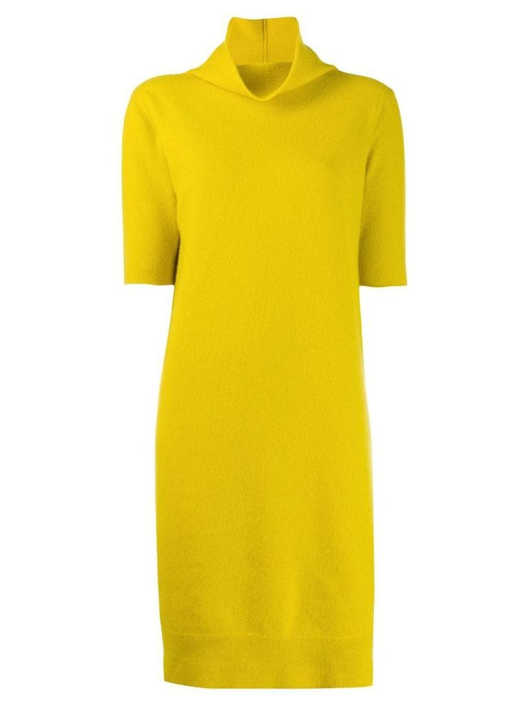 Fabiana Filippi short-sleeve shift dress - Yellow