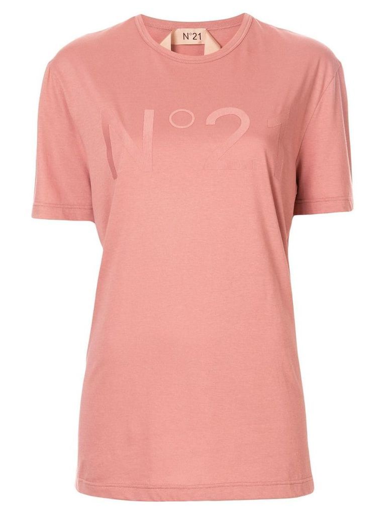 Nº21 logo printed T-shirt - Pink