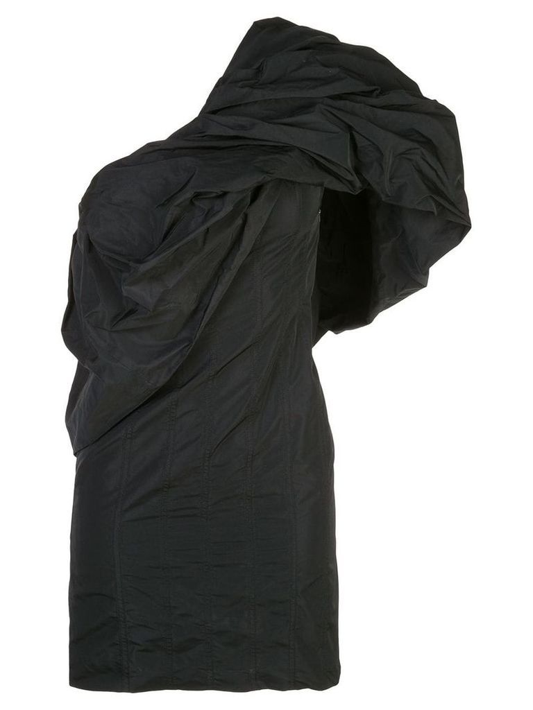 Givenchy one shoulder ruffled dress - Black
