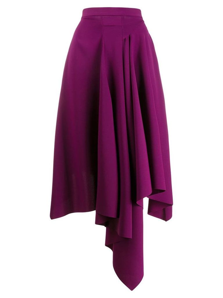 Chalayan asymmetric style skirt - PURPLE