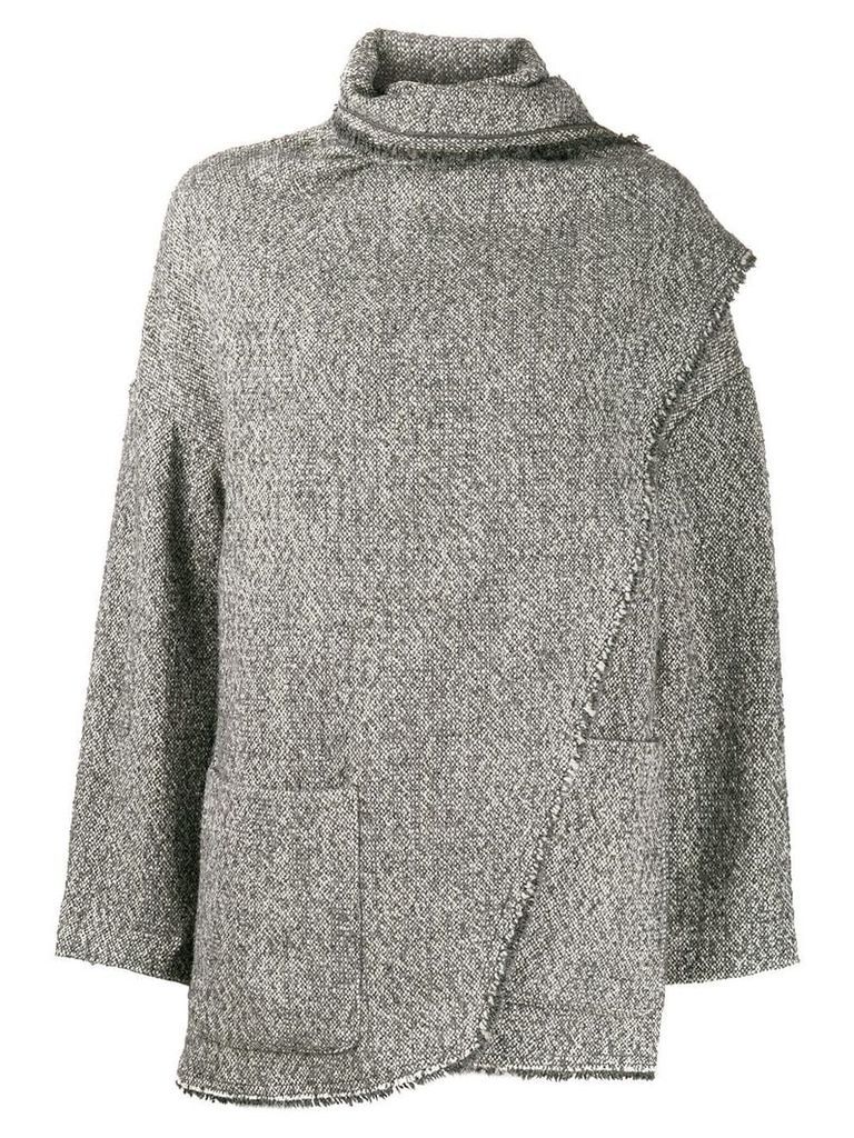 Isabel Marant Étoile draped detail coat - Grey