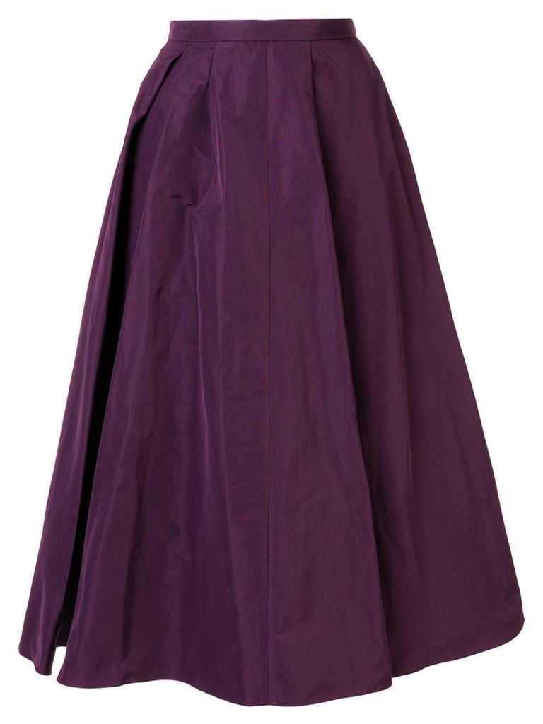 Rochas pleated full skirt - Purple