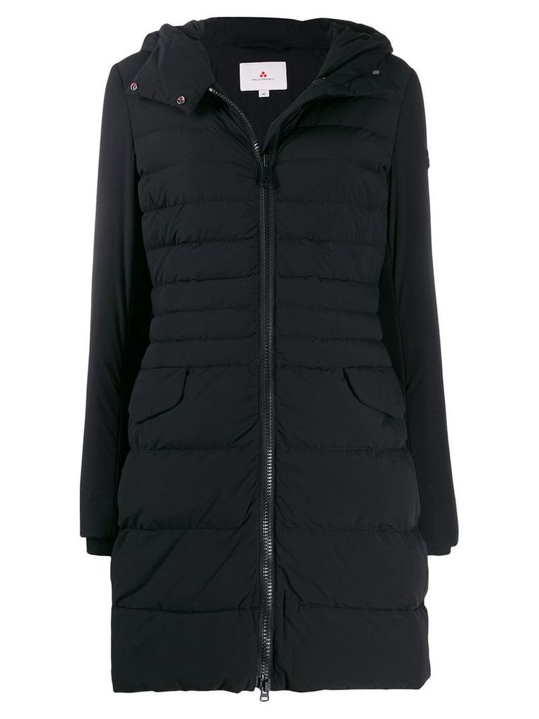 Peuterey padded hooded coat - Black