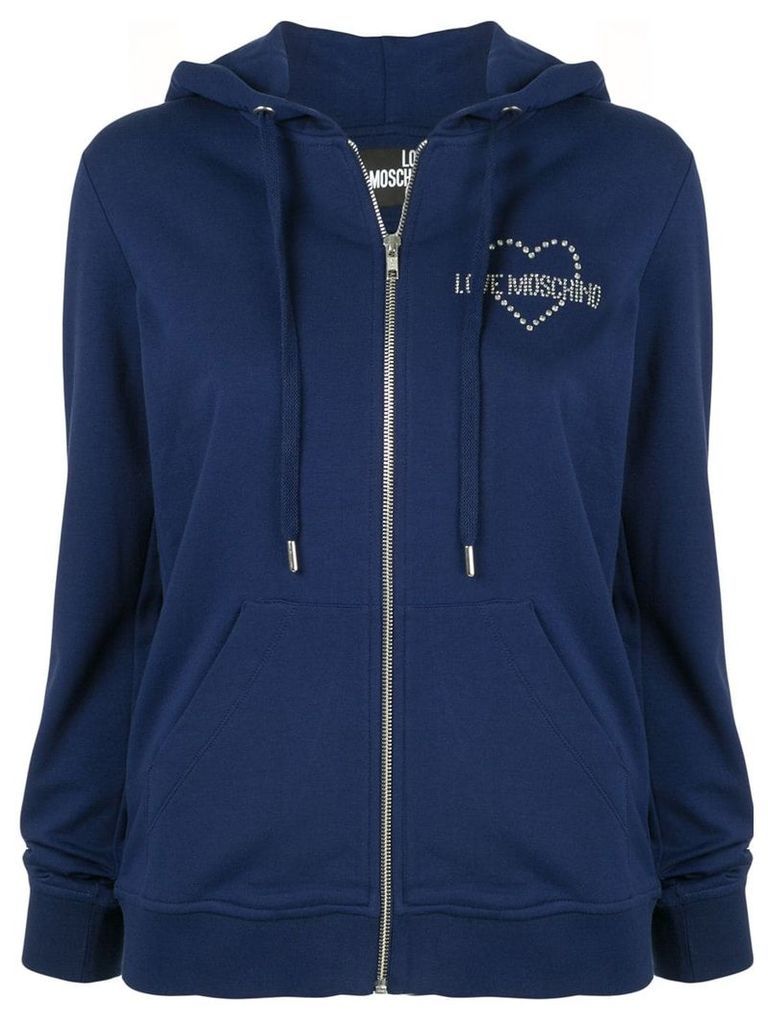 Love Moschino LOVE hoodie - Blue