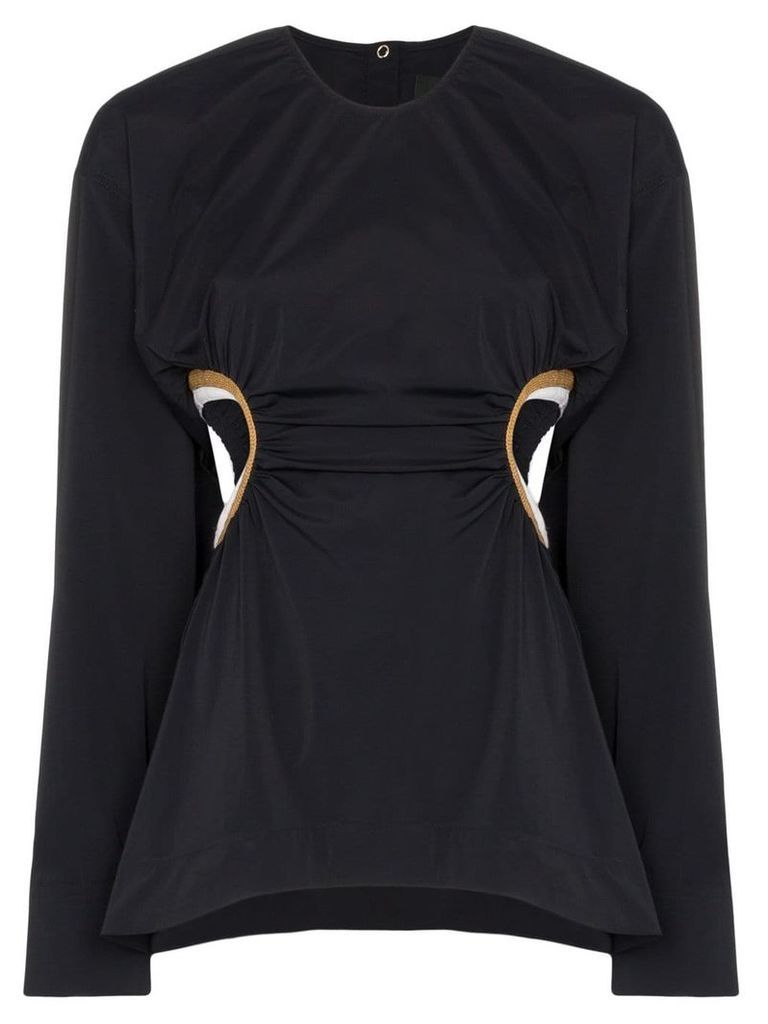 Markoo cut out-detail top - Black