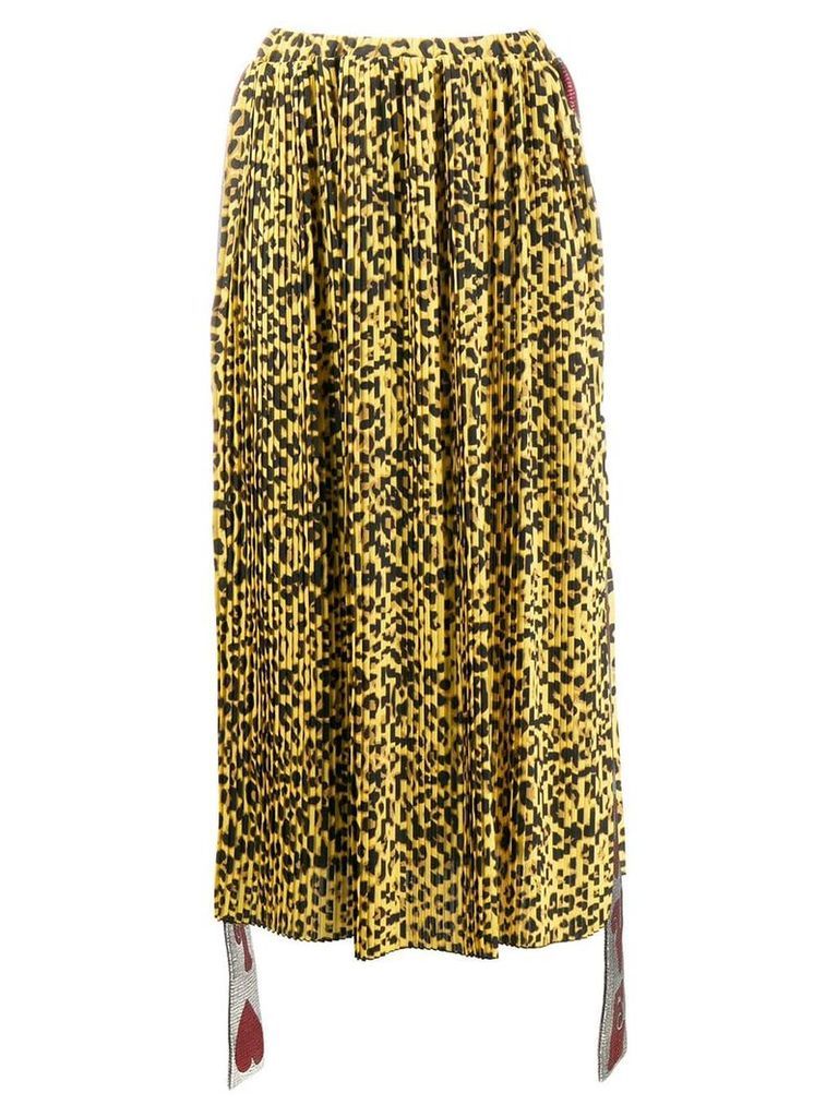Ultràchic animal print skirt - Yellow