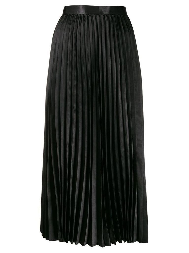 Junya Watanabe high-waisted pleated skirt - Black