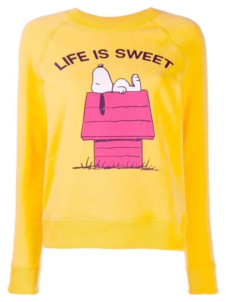 Chinti and Parker slim-fit snoopy jumper - Yellow