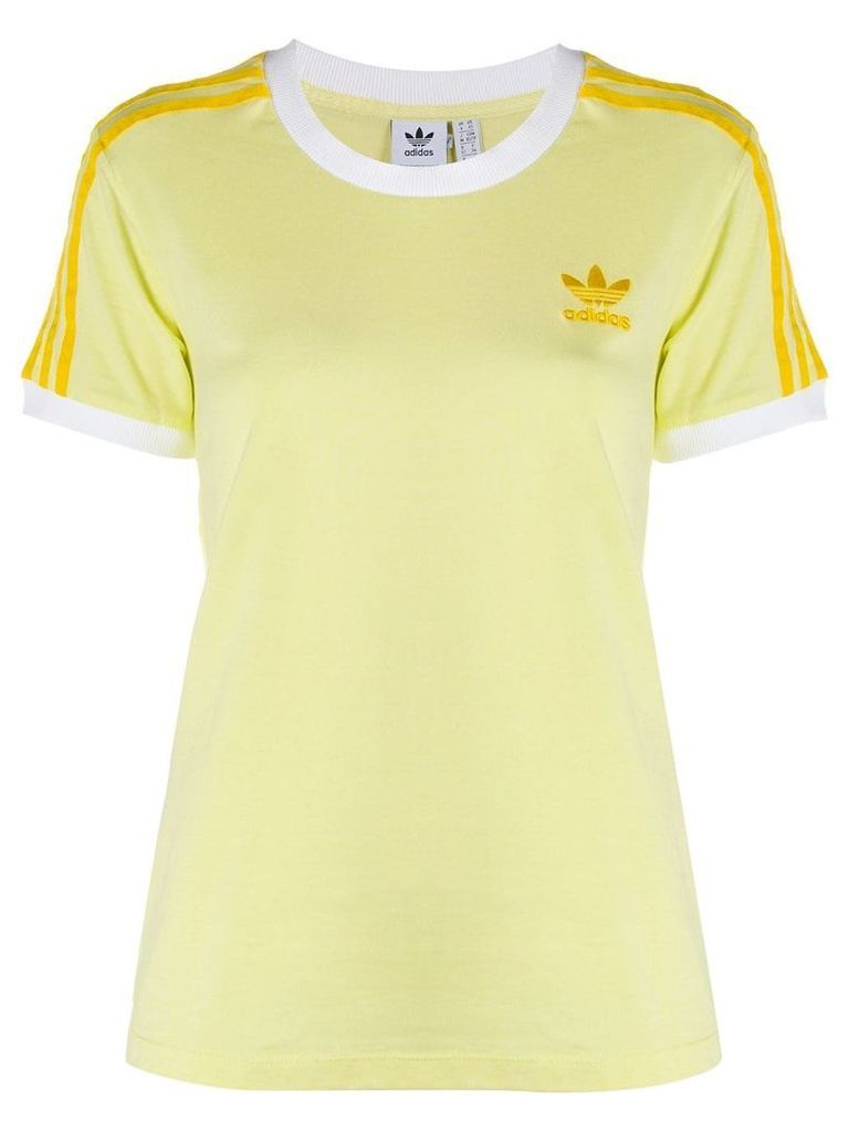 adidas stretch logo T-shirt - Yellow
