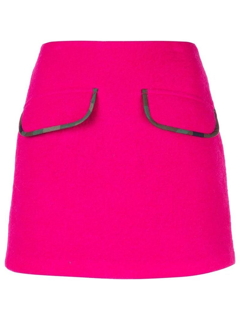 Harvey Faircloth high waisted mini skirt - PINK