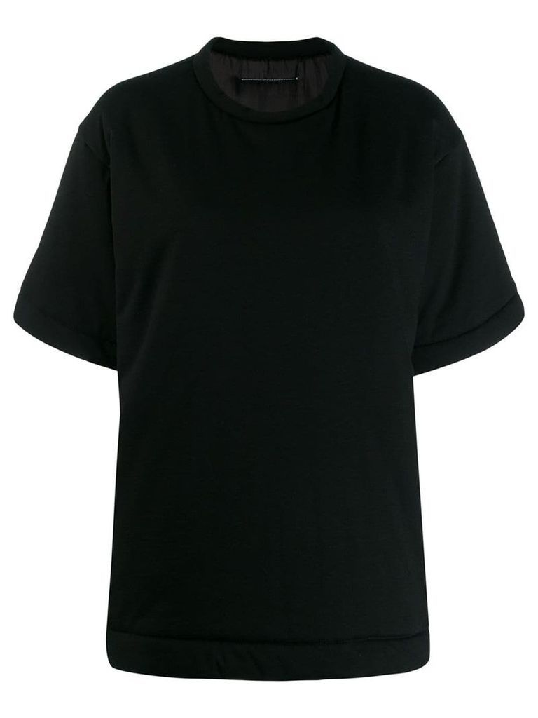 Mm6 Maison Margiela padded T-shirt - Black