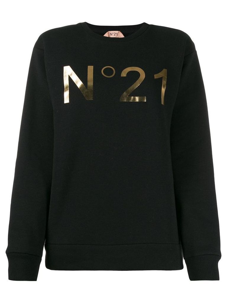 Nº21 logo print sweatshirt - Black