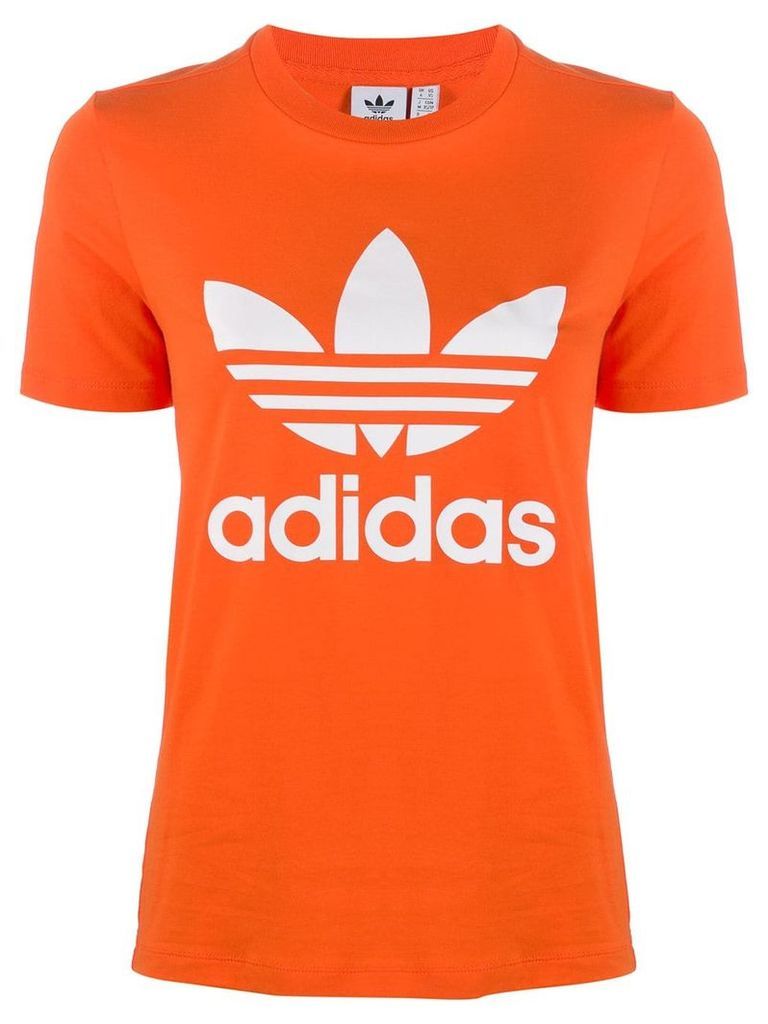 adidas Adidas Originals Trefoil logo T-shirt - ORANGE