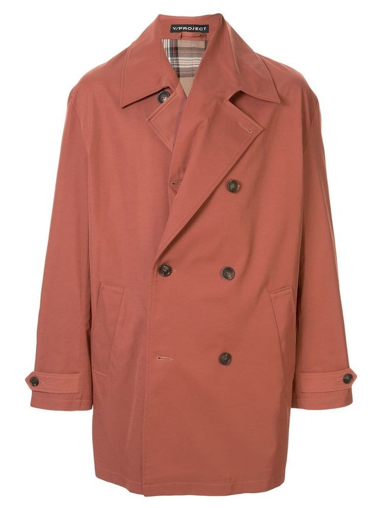 Y/Project oversized trench coat - PINK