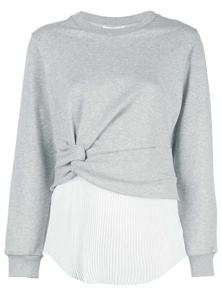3.1 Phillip Lim twisted layered top - Grey