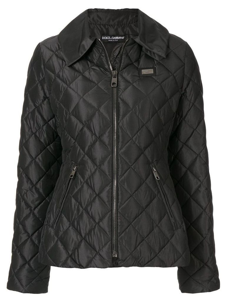 Dolce & Gabbana diamond quilt jacket - Black
