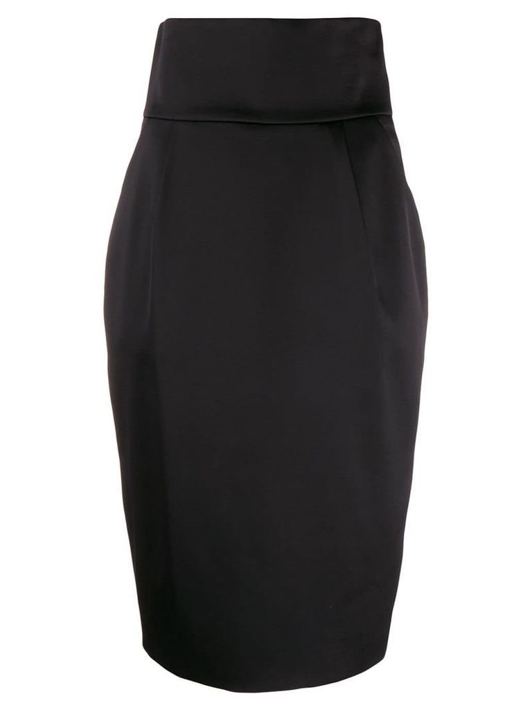 Alexandre Vauthier high waisted pencil skirt - Black