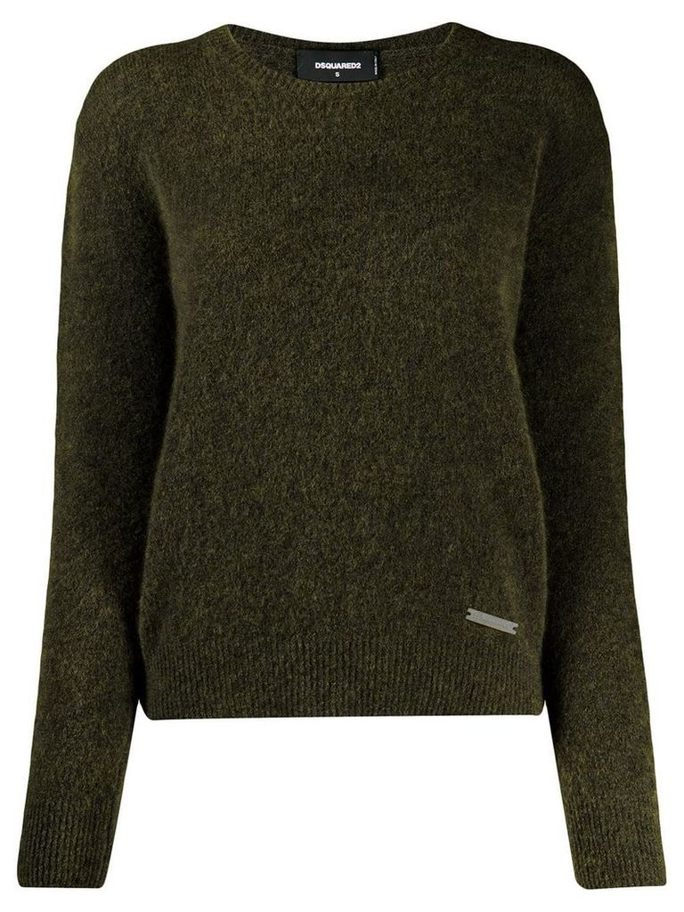 Dsquared2 ribbed knit sweater - Green