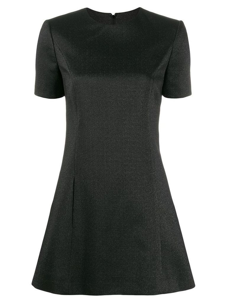 Saint Laurent glitter flared dress - Black