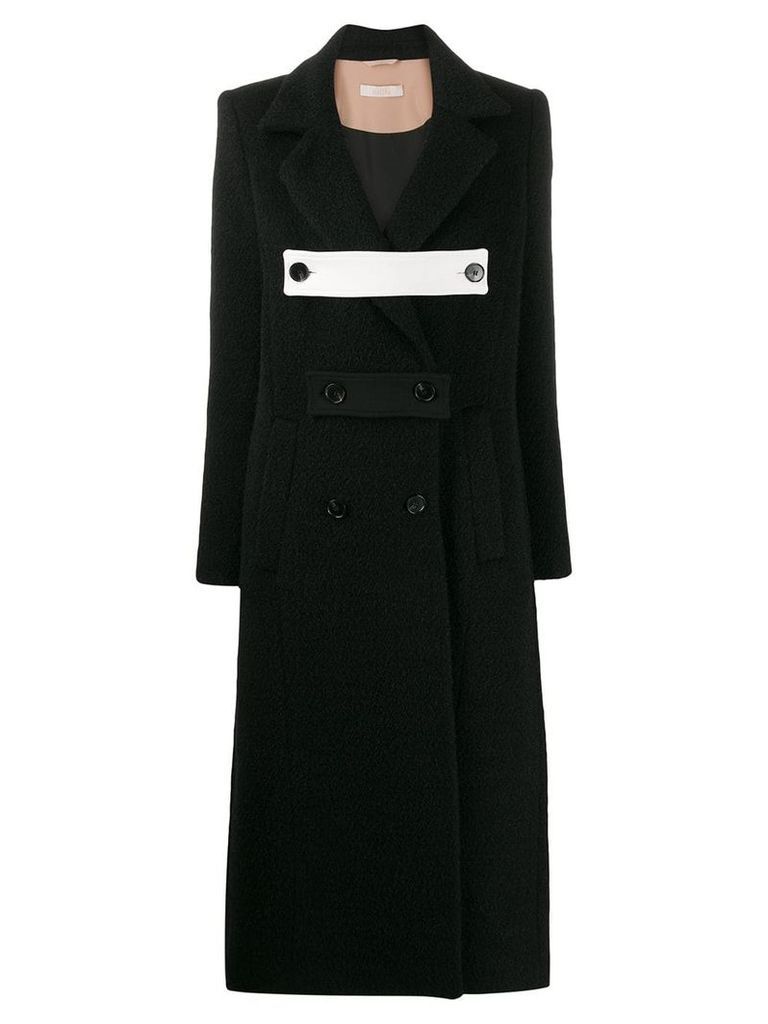 Ssheena decorative martingale coat - Black