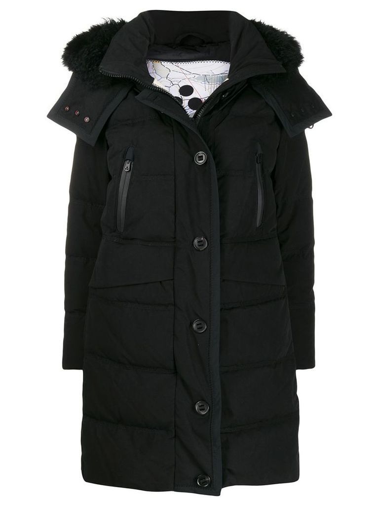 Peuterey Guardian hooded down coat - Black