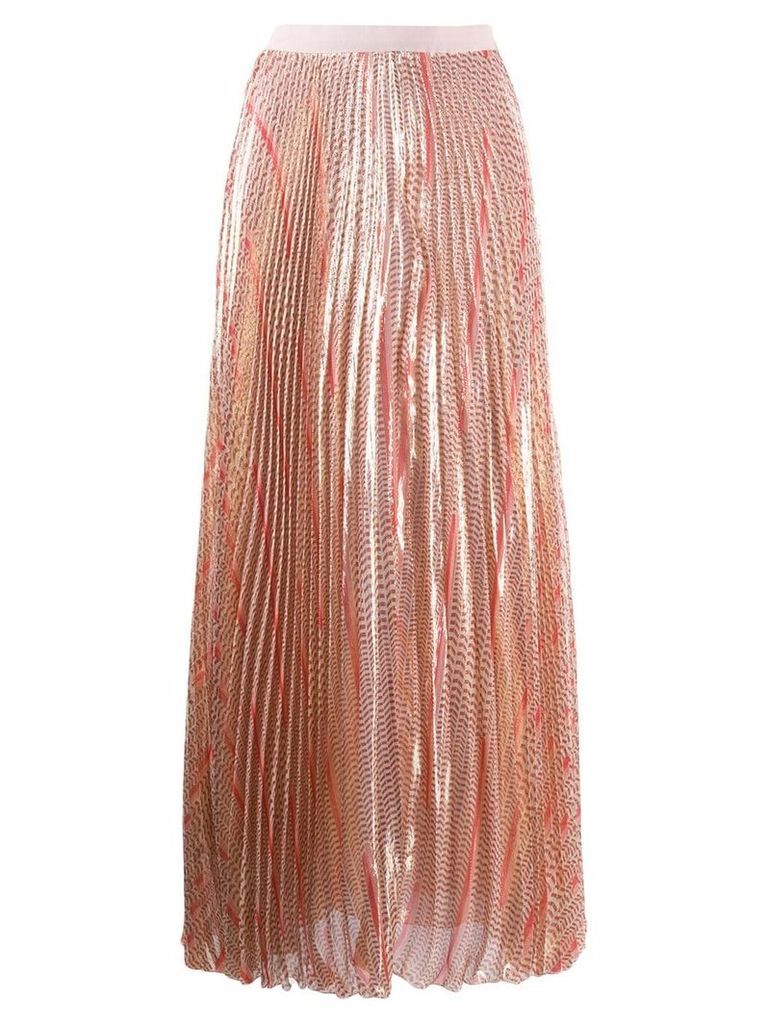 Giambattista Valli striped skirt - Pink
