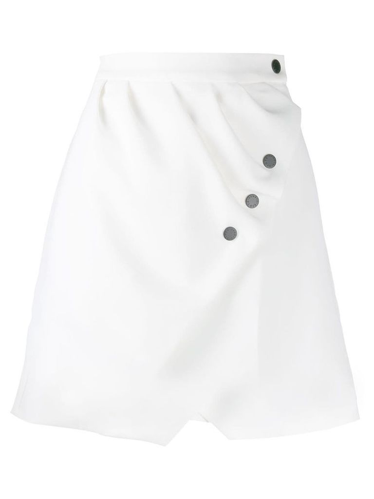 Sandro Paris short wrap-style skirt - White