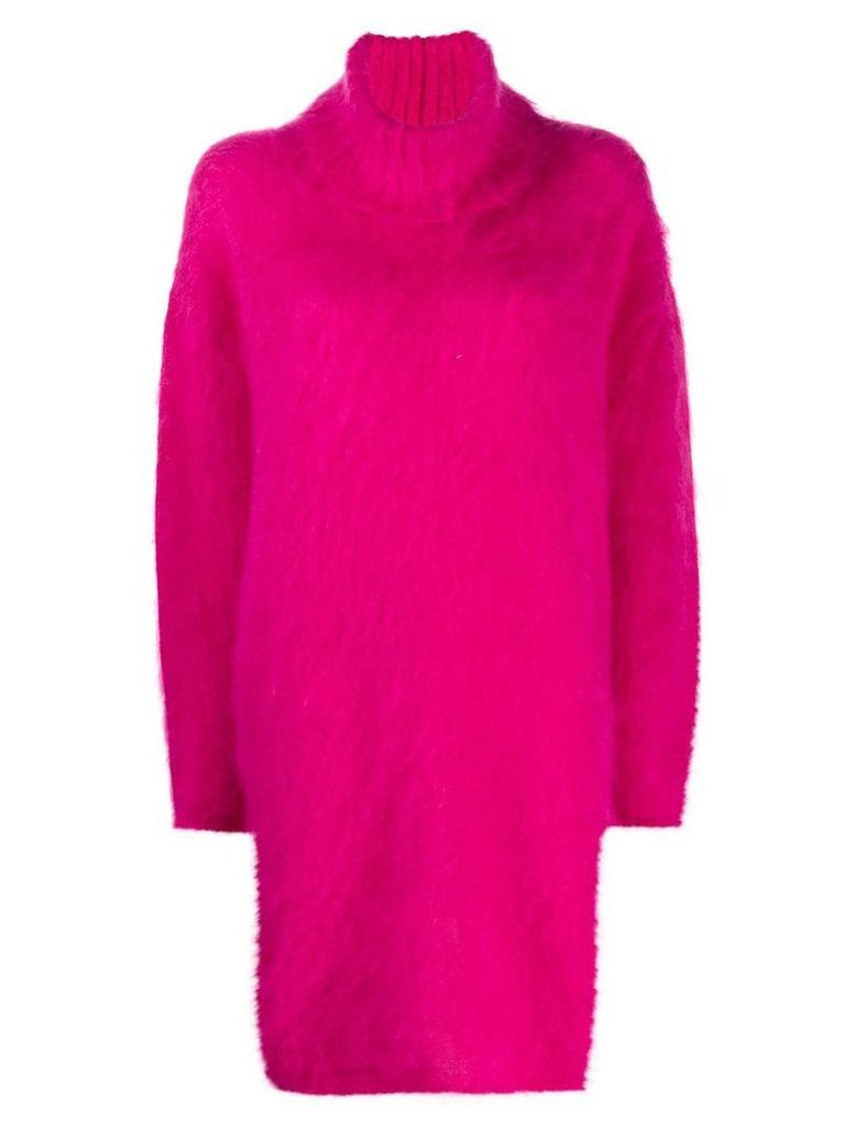 Gianluca Capannolo textured knit dress - PINK