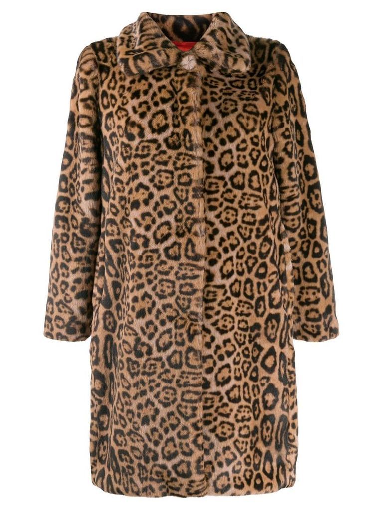Bellerose leopard print coat - Brown